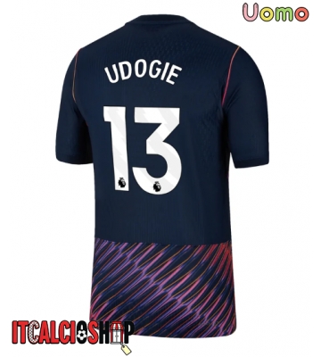 Tottenham Hotspur Destiny Udogie #13 Seconda Maglia 2026-27 Manica Corta